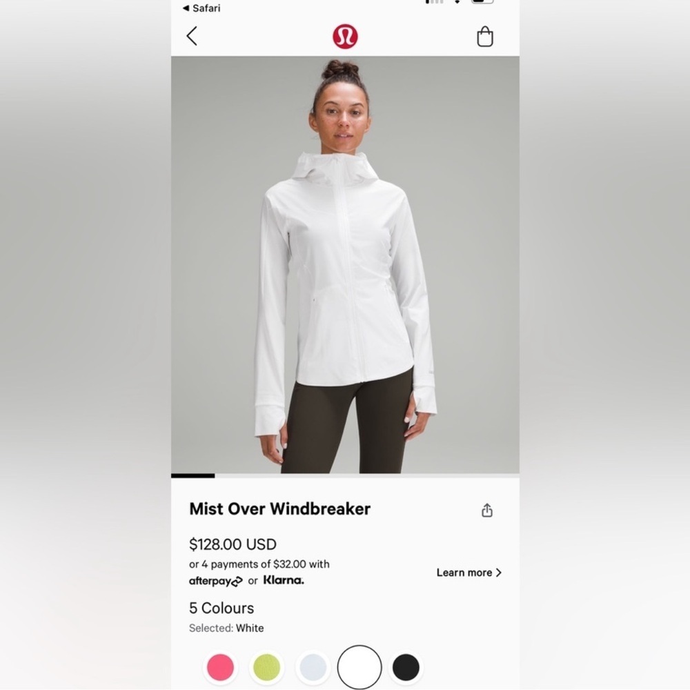 Lululemon Lime Green Hoodie